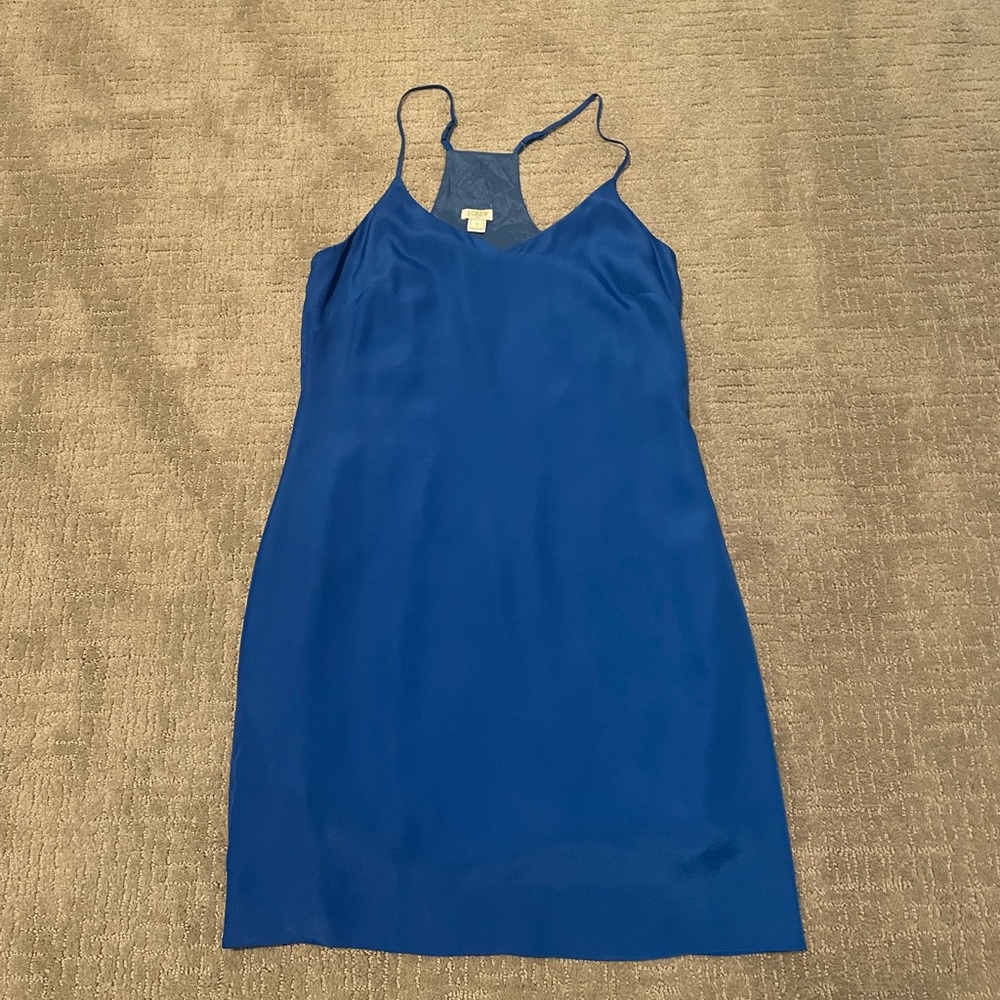 Blue sheath dress